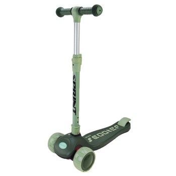 Самокат дитячий 3-х колісний Mini Scooter SC2420(Green) колеса що світяться, зелений фото