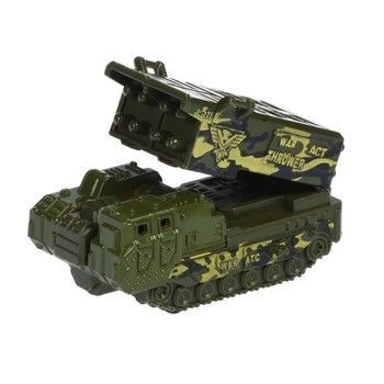 Машина детская "Военный Зенитный комплекс" 7633-8, 1:64 фото