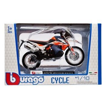 Дитяча модель Мотоцикла "KTM 790 ADVENTURE R RALLY" Bburago 18-51030-2 масштаб 1:18 фото