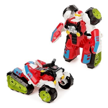 Игрушечный трансформер 675-9 робот+квадроцикл (Красный) фото