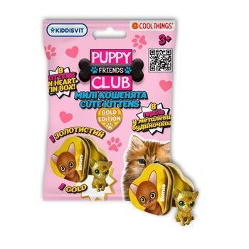 Фигурка-сюрприз "Милые котята" Cool Things PC048 серии "Puppy club gold edition" в ассортименте фото