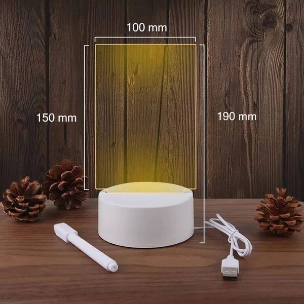 Лампа-планер LED 3D visualization lamp 3DLED планшет для рисования фото