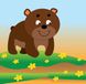 Детская развивающая книга Мама и малыши "Медвежата" 402863 с наклейками фото 4 из 4