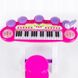 Детский синтезатор пианино с микрофоном и стульчиком BB45BD (Розовый) фото 18 из 20