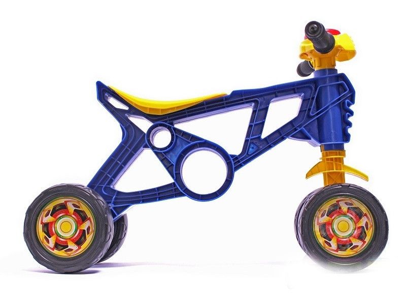 Детский беговел ролоцикл мотоцикл Орион 188B Синий фото