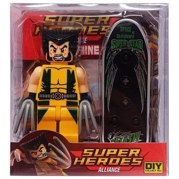 Дитячий ігровий конструктор-фігурка "Росомаха" 2017-2(Wolverine) фото