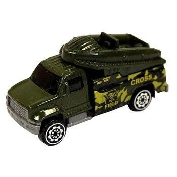 Машина детская "Военная машинка с лодкой" 7633-7, 1:64 фото