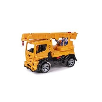 Дитяча машинка Автокран FS1 ORION 148OR з гачком Жовтий фото