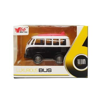Дитячий металевий Автобус Bambi MY66-Q1215 інерційний (Чорний) фото