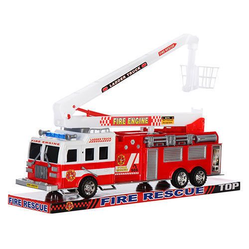 Детская пожарная машина со стрелой SH-8855 инерционная фото