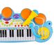 Детский синтезатор пианино с микрофоном и стульчиком BB45BD (Голубой) фото 15 из 19
