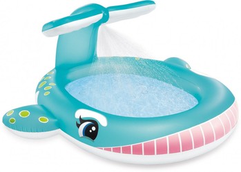 Детский надувной бассейн с душем Кит Intex 57440 фото