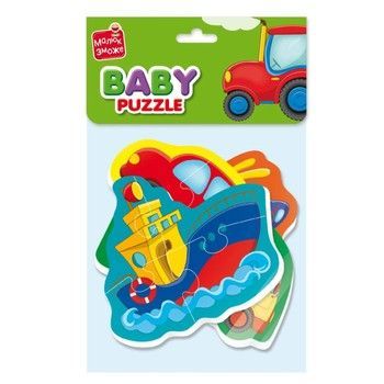 Детские пазлы Baby&nbsp;puzzle "Транспорт" Vladi&nbsp;toys VT1106-96 фото