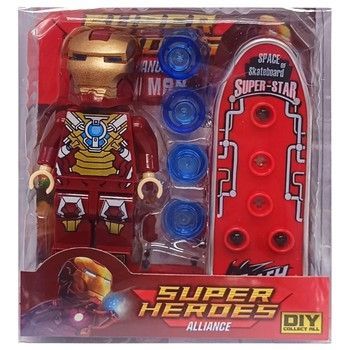 Дитячий ігровий конструктор-фігурка "Залізна людина" 2017-2(Iron man) фото