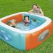 Дитячий надувний басейн квадратний з віконцями 168 см Bestway 51132 фото 1 з 20