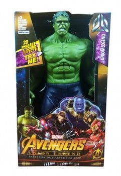 Фигурка супергероя Мстители DY-H5826-33 с подвижными руками и ногами Hulk фото