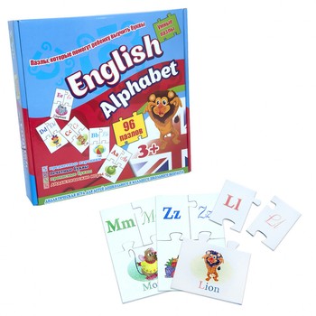 Детские Пазлы "English alphabet" 539ST eng фото