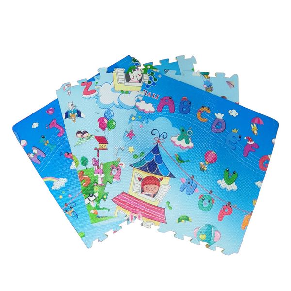 Дитячий ігровий килимок-мат M5712 з 4х деталей EVA фото