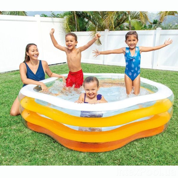 Дитячий надувний басейн Зірка 466 л Intex 56495 фото