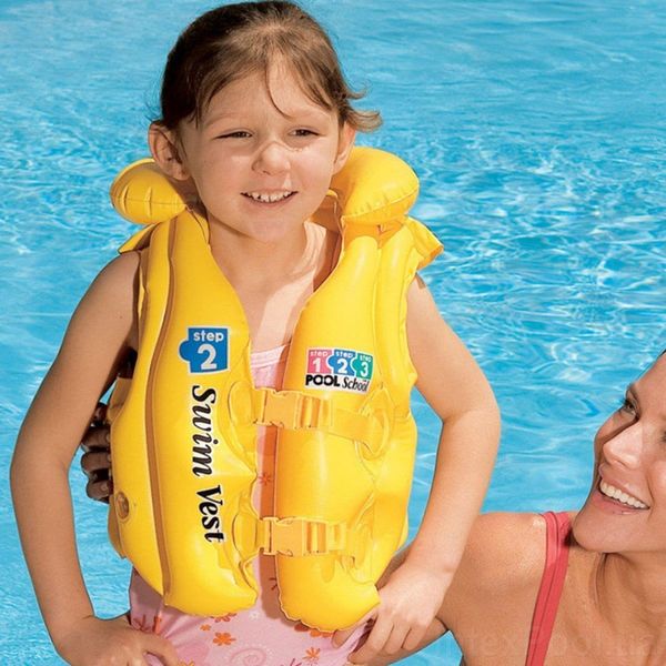 Дитячий надувний жилет для плавання 3-6 років Intex 58660 фото