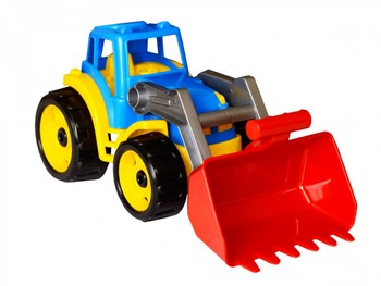 Детский игрушечный большой трактор 1721TXK с подвижными деталями (Разноцветный) фото