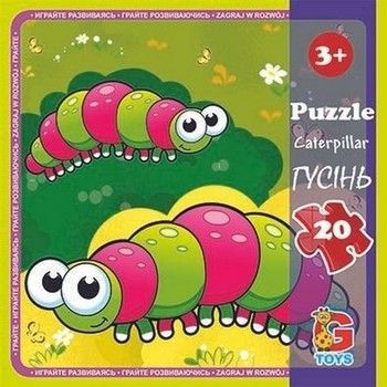 Пазли дитячі "Комахи" LI06, 20 елементів фото