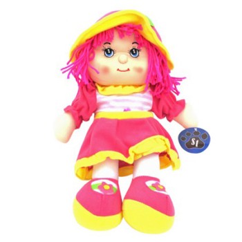 Музыкальная кукла мягконабивная 84A14ABC (Розовый) фото