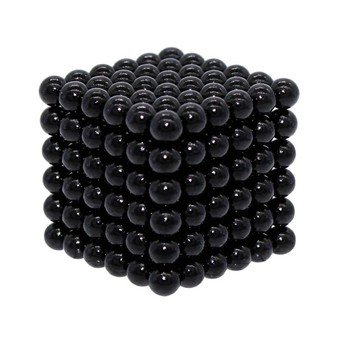 Магнитный неокуб MAG-004 головоломка металлическая (Черный) фото