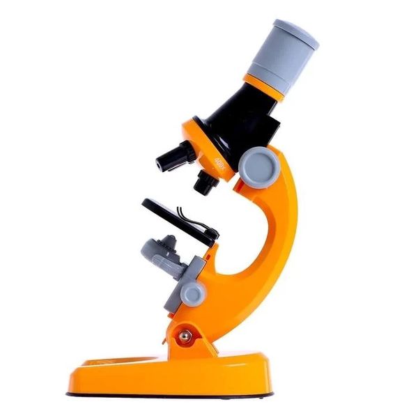 Микроскоп игрушечный детский с аксессуарами для опытов SHANTOU 1013 фото
