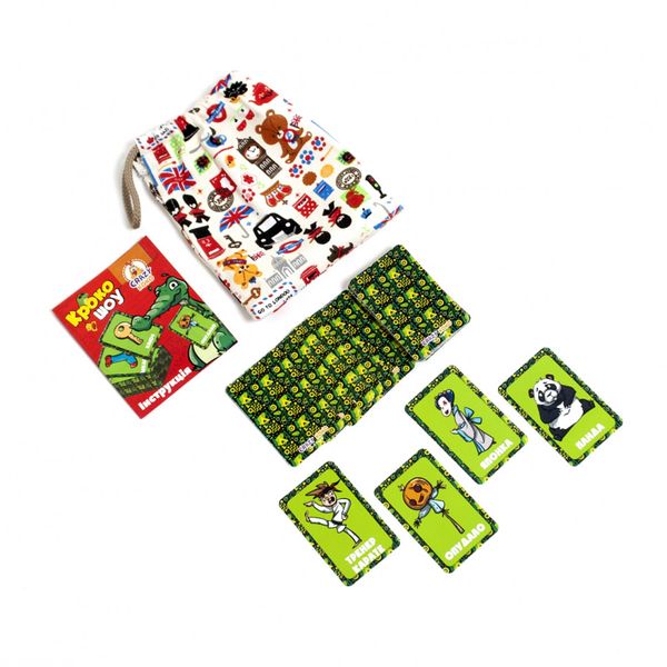Детская настольная игра в мешочке "Крокодил" VT8077-10, 55 карточек фото