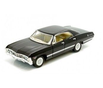 Детская коллекционная машинка Chevrolet Impala KT5418W инерционная Чёрный фото
