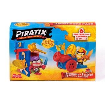 Детский игровой набор с фигурками "Пиратские приключения" PIRATIX PPX1D226IN00 серии "Golden Treasure" фото