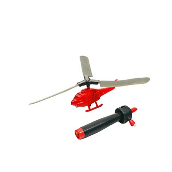 Игрущечный Вертолет на запуске 2513 11х8 см (Красный) фото