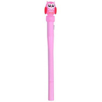 Ручка гелевая "Сова" GP-1099 светится (Розовый) фото