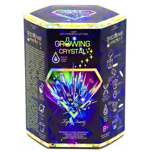 Игровой набор для выращивания кристаллов GRK-01 GROWING CRYSTAL (Топаз) фото