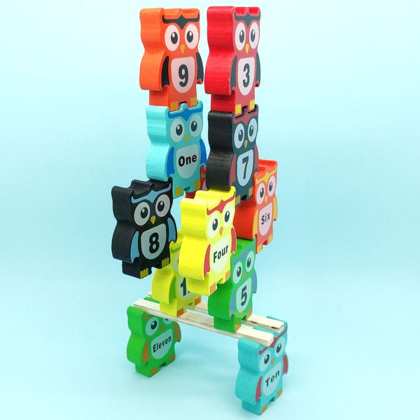 Розвиваюча іграшка балансир з цифрами Совушки MD 0954 фото