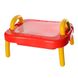 Дитячий ігровий столик-пісочниця з кришкою і м'яким пісочним набором HG-154 фото 2 з 5