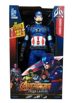 Фигурка супергероя Мстители DY-H5826-33 с подвижными руками и ногами CaptainAmerica фото