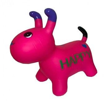 Дитяча іграшка стрибун собака BT-RJ-0072 гумовий Pink фото