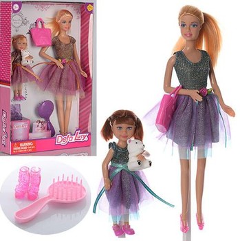 Кукла типа Барби с дочкой DEFA 8304 2 вида фото