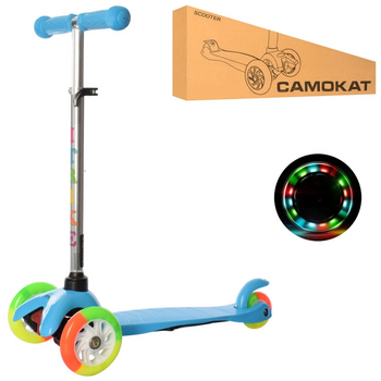 Самокат дитячий MINI iTrike BB3-013-4-A-BL триколісний фото