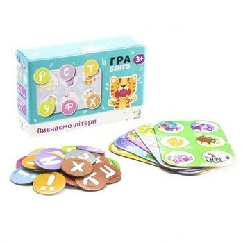 Детская игра Бинго, изучаем буквы DoDo 300197 на укр. языке фото
