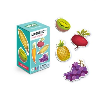 Дитячий набір магнітів "Магнітні овочі" Mon Game 200203 фото
