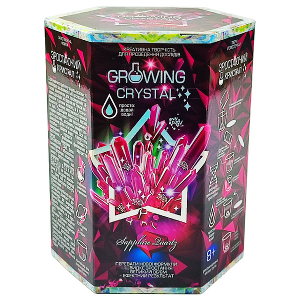 Игровой набор для выращивания кристаллов GRK-01 GROWING CRYSTAL (Сапфир) фото