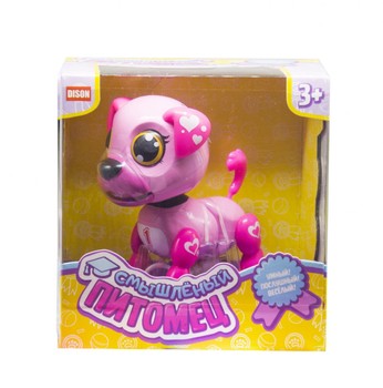 Интерактивная игрушка Смышленый питомец "Щенок" DISON E5599-7 (Розовый) фото