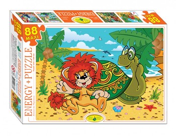 Дитячі головоломки "лев і черепаха" 83361 EG-10 88 елементи фото