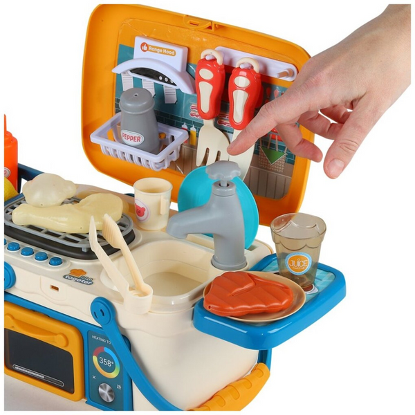 Игрушечная детская кухня Vanyeh 13M02 плита/чемодан фото