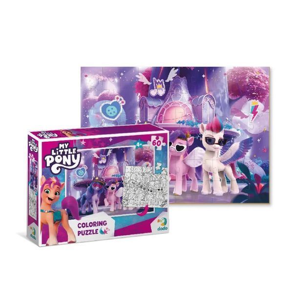 Дитячі Пазли 2 в 1 My Little Pony "Вечірка" DoDo 200136 60 елементів фото