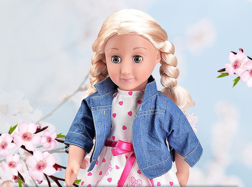 Кукла для девочек "A" 2050 мягконабивная фото