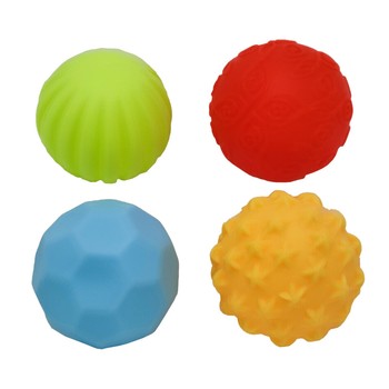 Набор Игрушек для ванной A004 мячики 4 шт (A004-2) фото